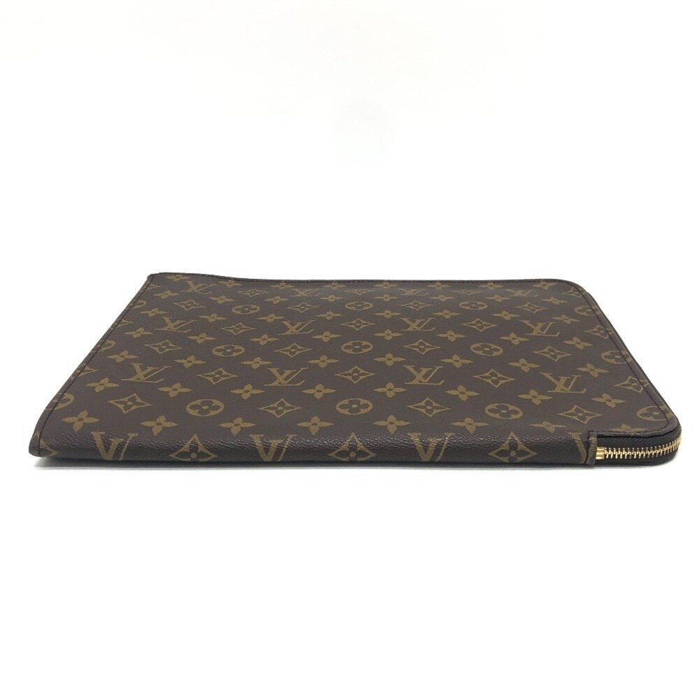 LOUIS VUITTON Brown Clutch Bag - Picture 3 of 9